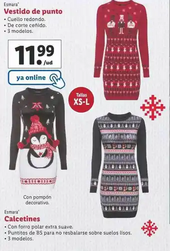 Lidl Esmara vestido de punto oferta