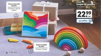 Lidl Playtive juegos de madera oferta
