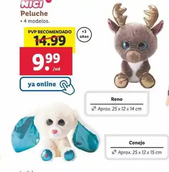 Lidl Nici peluche oferta