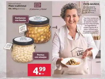 Lidl Sabores de tradición plato tradicional oferta
