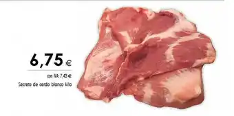 Cash Ifa Secreto de cerdo blanca kilo oferta