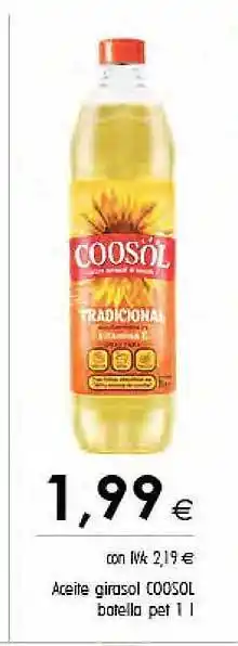 Cash Ifa Aceite girasolm coosol botella pet oferta