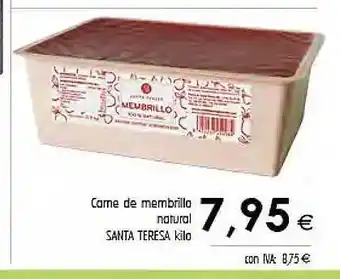Cash Ifa Carne de membrilla natural santa teresa kilo oferta