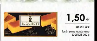 Cash Ifa Turrón yema tostada extra el quijote oferta