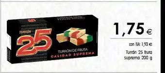 Cash Ifa Turrón 25 frutas suprema oferta