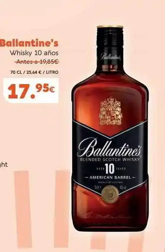 Dialprix Ballantine's whisky 10 años oferta