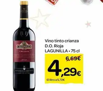 Dialprix Vino tinto crianza d.o. rioja lagunilla oferta