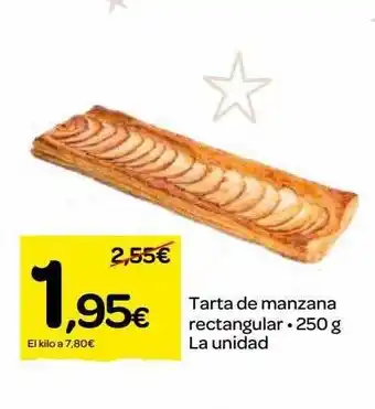 Dialprix Tarta de manzana rectangular oferta