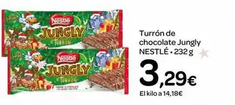 Dialprix Turrón de chocolate jungly nestlé oferta