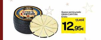 Dialprix Queso semicurado gran capitán oferta