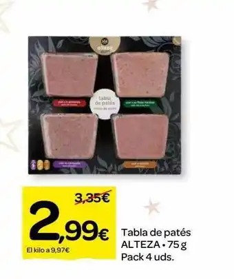 Dialprix Tabla de patés alteza oferta