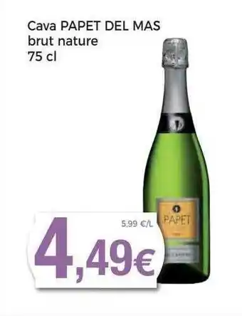 Keisy Cava papet del mas brut nature oferta