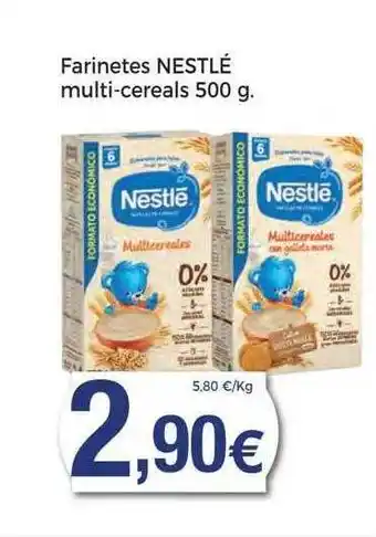 Keisy Farinetes nestlé multi-cereals oferta