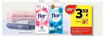 Supermercados Charter Suavizante concentrado frutos rojos y exóticos o azul flor botella 78 lavados oferta