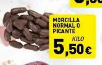 Hiperber Morcilla Normal o Picante oferta