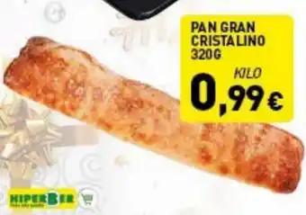 Hiperber Pan Gran Cristalino 320g oferta