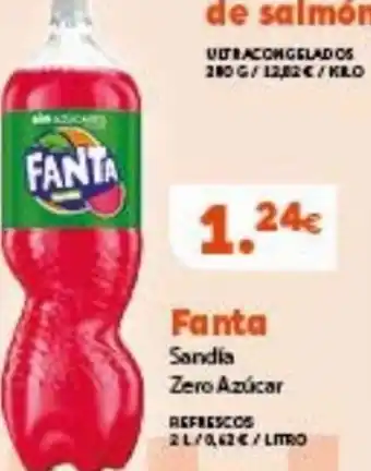 Hiperber Fanta Sandía Zero Azúcar oferta