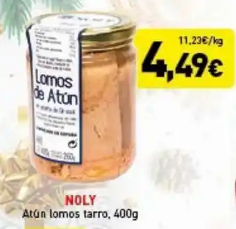 Hiperber Noly Atún Lomos Tarro, 400g oferta