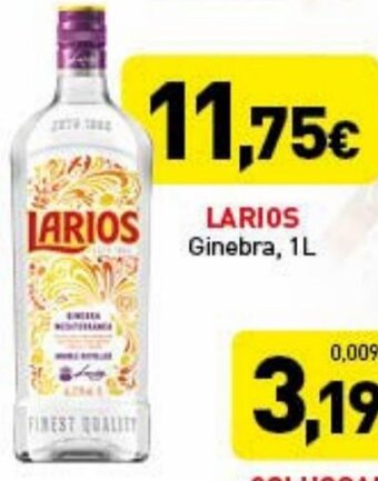 Hiperber Larios Ginebra, 1L oferta
