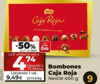 Dia Bombones Caja Roja oferta