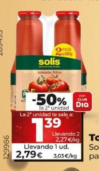 Dia Tomate Frito oferta