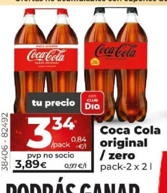 Dia Coca Cola Original / Zero oferta