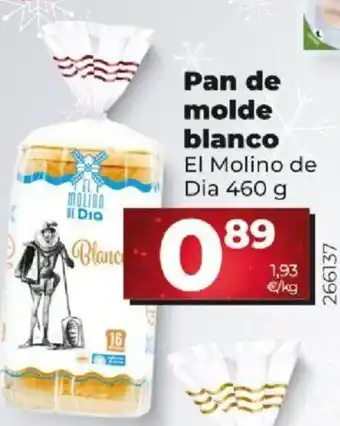 Dia Pan de Molde Blanco oferta