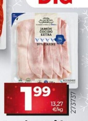 Dia Jamón Cocido Extra 97% Carne en Lonchas oferta