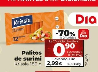 Dia Palitos De Surimi oferta
