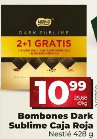 Dia Bombones Dark Sublime Caja Roja oferta