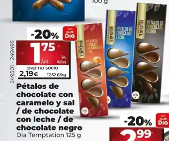 Dia Pétalos de Chocolate Con Caramelo Y Sal oferta