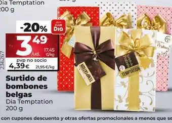 Dia Surtido de Bombones Belgas oferta