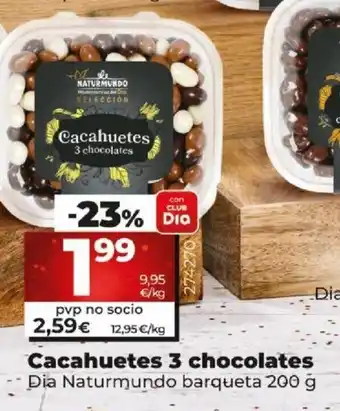 Dia Cacahuetes 3 Chocolate oferta