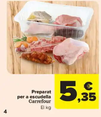 Carrefour Preparat per a Escudella Carrefour oferta