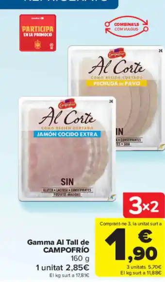 Carrefour Gamma Al Tall de Campofrío oferta