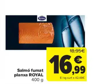Carrefour Salmó Fumat Planxa Royal oferta