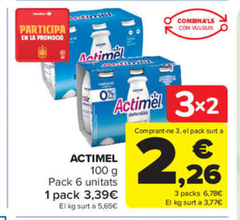 Carrefour Actimel oferta