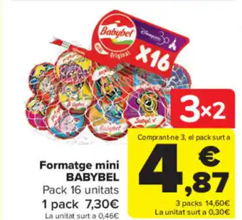 Carrefour Formatge Mini Babybel oferta