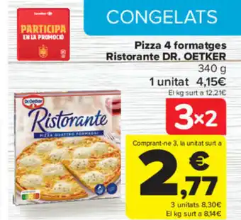 Carrefour Pizza 4 Formatges Ristorante Dr.Oetker oferta