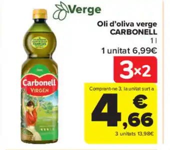Carrefour Oli d'Oliva Verge Carbonell oferta