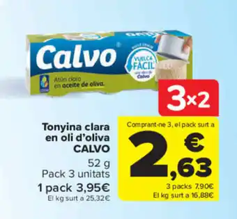 Carrefour Tonyina Clara En Oli d'Oliva Calvo oferta