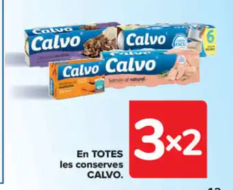 Carrefour En Totes Les Conserves Calvo oferta