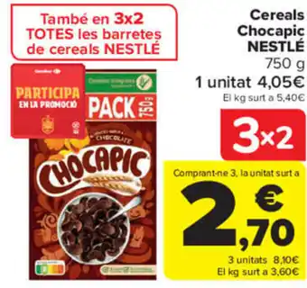Carrefour Cereals Chocapic Nestlé oferta