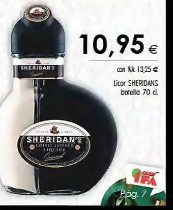 Cash Ifa Licor sheridans oferta