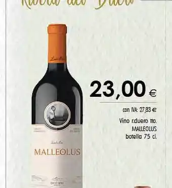 Cash Ifa Vino duero tto malleolus oferta