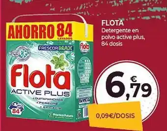 CashDiplo Flota detergente en polvo active plus oferta