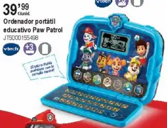 Ordenador portátil paw patrol
