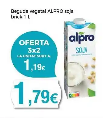 Keisy Beguda vegetal alpro soja brick 1 l oferta