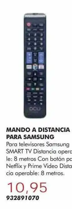 Coinfer Mando a distancia para samsung oferta