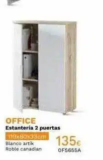 Mi Bricolaje Office estanteria 2 puertas oferta